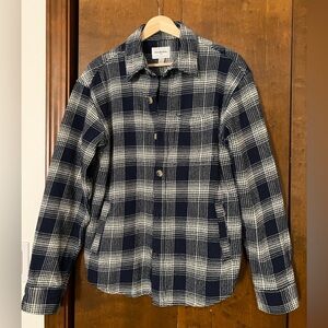 Goodfellow & Co Navy and White Plaid Jacket